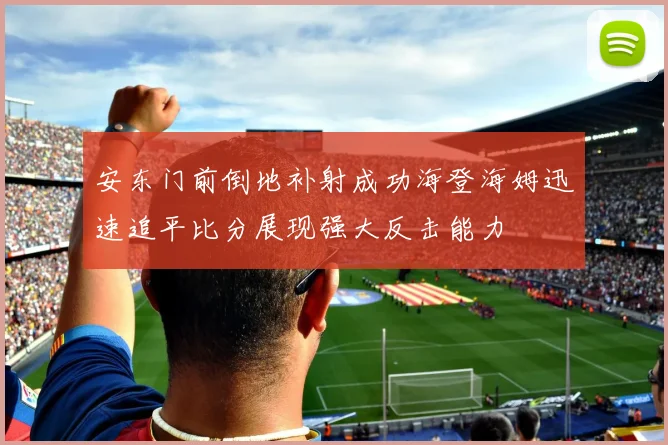 安东门前倒地补射成功海登海姆迅速追平比分展现强大反击能力
